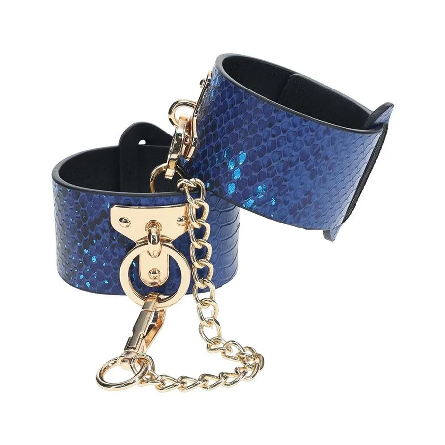 Ouch! Florence Collection Handcuffs - Blue