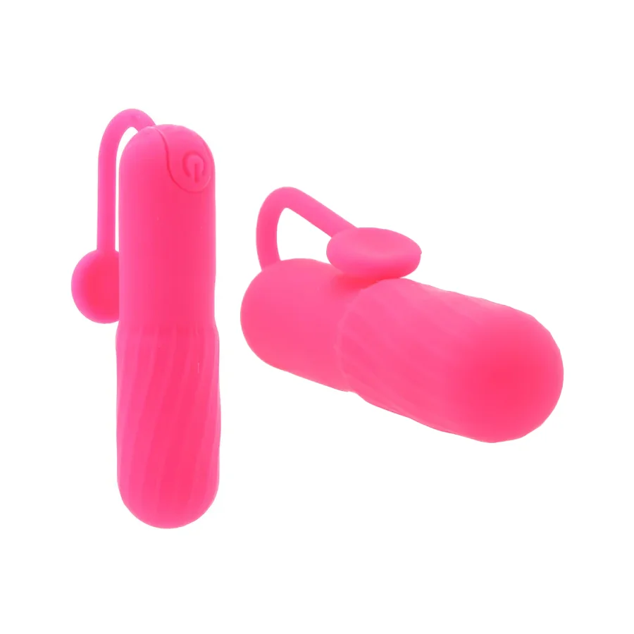 Pink Pussycat Vibrating Clit Tease Bullet Rechargeable Silicone Stimulator